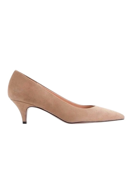 NWOB J.Crew Dulci Suede Kitten Heels In Kraft Brown - Size 8.5 - Picture 2 of 9